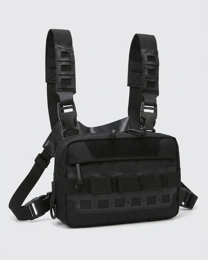 Sac Poitrine Randonnée Homme Chasse Noir