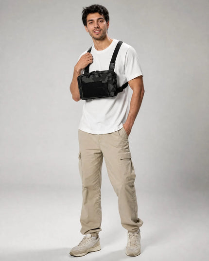Sac Poitrine Randonnée Homme Compact
