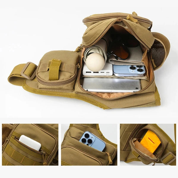 Sac Banane Randonnée Homme Pro Kaki Laser