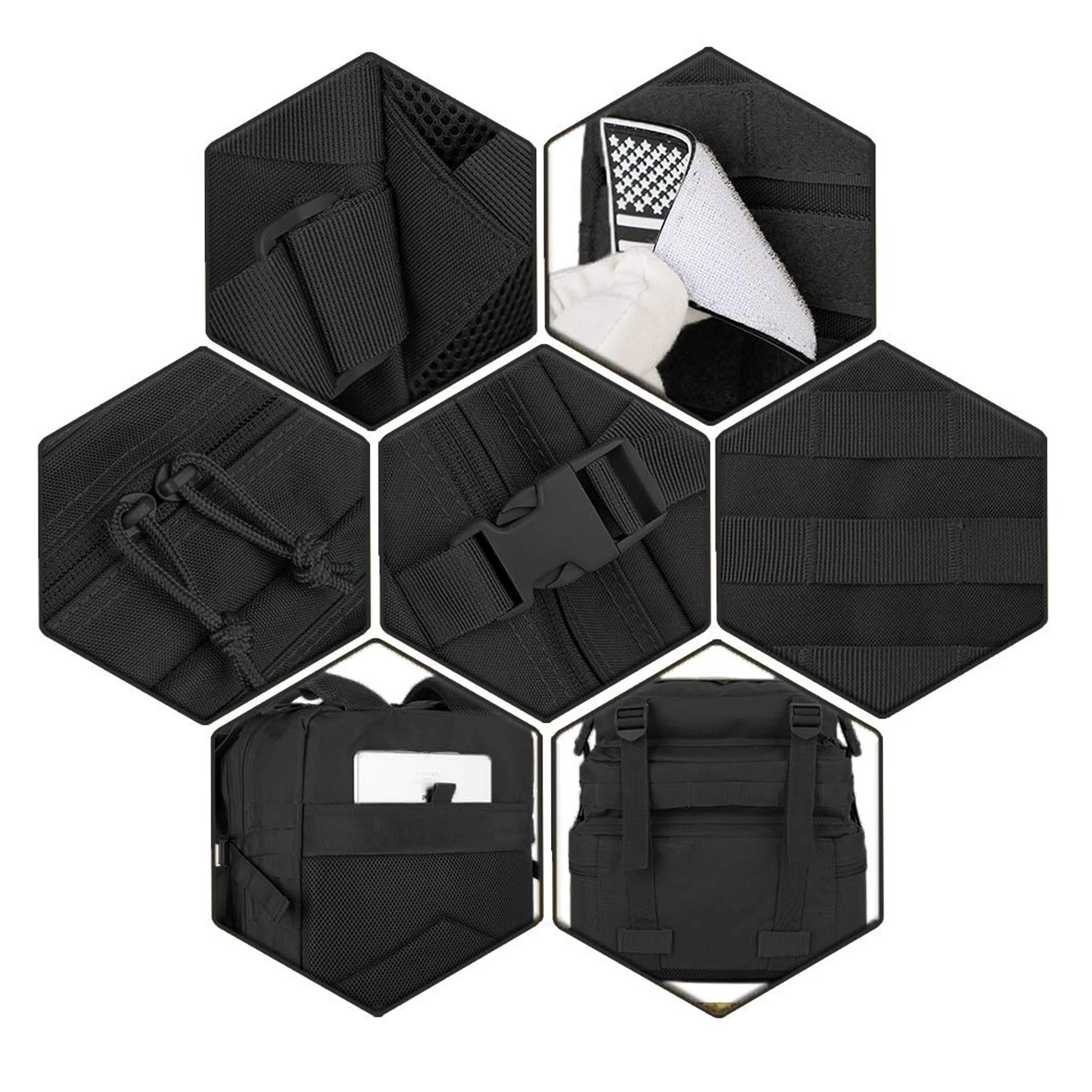 Sac à Dos Tactique Molle Camping Homme Grande Capacité Édition Patrouille