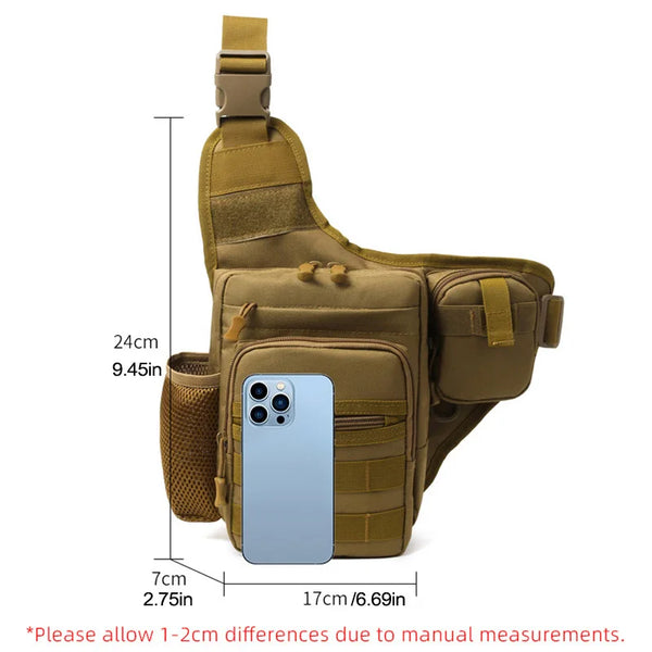 Sac Banane Randonnée Homme Pro Kaki Laser