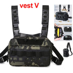 Sac Tactique Poitrine Outdoor Molle Homme Multifonction Confort Pro
