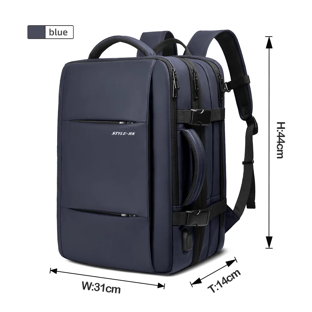 Sac à Dos PC Voyage Extensible Imperméable Homme Format Cadre