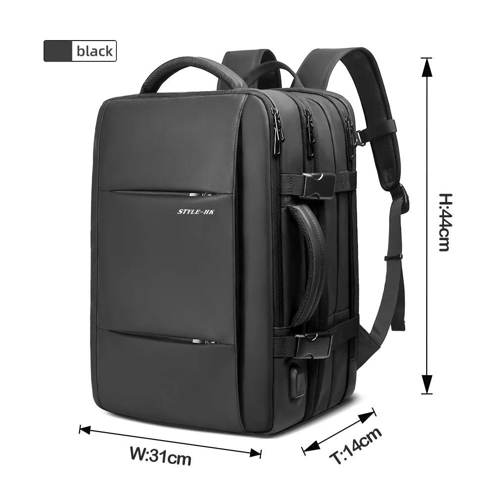Sac à Dos PC Voyage Extensible Imperméable Homme Style Affaires