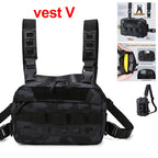 Sac Tactique Poitrine Outdoor Molle Homme Multifonction Format Compact
