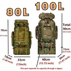 Sac à Dos Randonnée Montagne Homme Grande Capacité Format Expédition