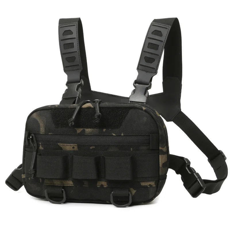 Sac Tactique Poitrine Outdoor Molle Homme Multifonction Confort Pro