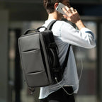Sac à Dos PC Voyage Extensible Imperméable Homme Style Affaires
