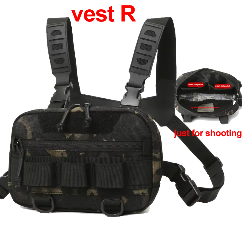 Sac Tactique Poitrine Outdoor Molle Homme Multifonction Confort Pro