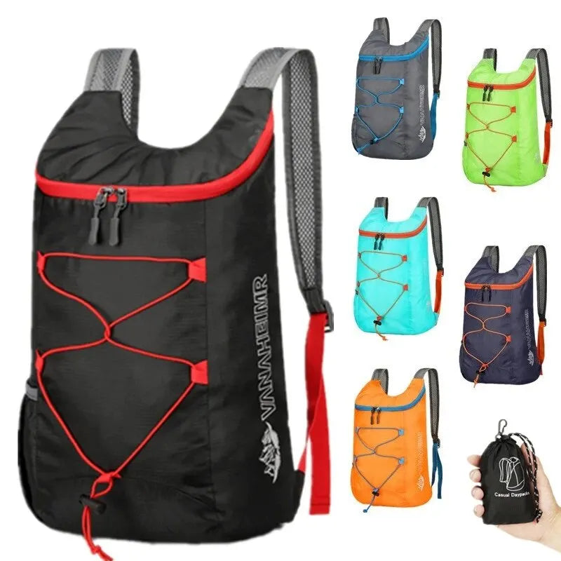 Sac à Dos Pliable Léger Voyage Sport Imperméable Édition Évasion