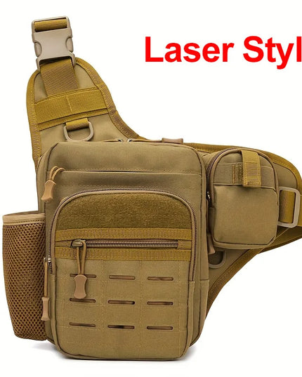 Sac Banane Randonnée Homme Multifonction Camo Noir