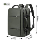 Sac à Dos PC Voyage Extensible Imperméable Homme Format Cadre