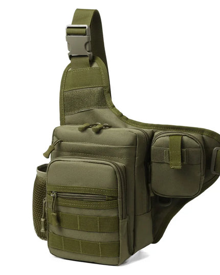 Sac Banane Randonnée Homme Combat Vert Militaire