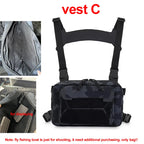 Sac Tactique Poitrine Outdoor Molle Homme Multifonction Format Compact