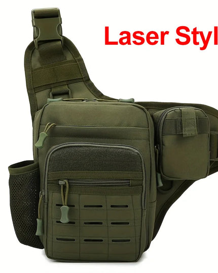 Sac Banane Randonnée Homme Multifonction Camo Noir
