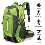 Sac à Dos Trekking Camping Homme Imperméable Randonnée Format Survie