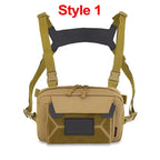 Sac Tactique Poitrine Outdoor Molle Homme Multifonction Édition Aventure