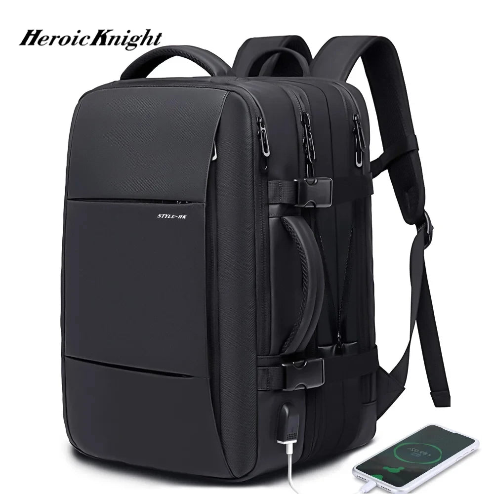 Sac à Dos PC Voyage Extensible Imperméable Homme Style Affaires