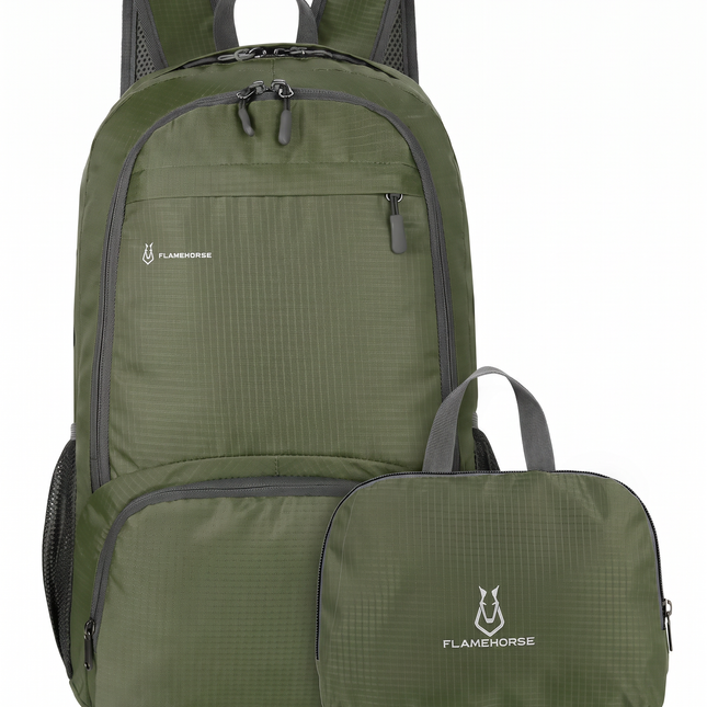 Sac à Dos Sport Pliable Vert Militaire - photo principale Google Shopping
