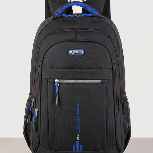 Sac à Dos Voyage Coréen bleu - vue de face
