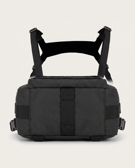 Sac Poitrine Randonnée Agile noir - vue de dessous