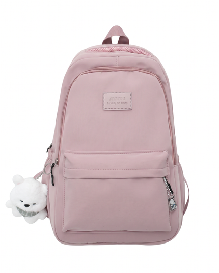 Sac à Dos Femme Collège Rose - photo principale Google Shopping