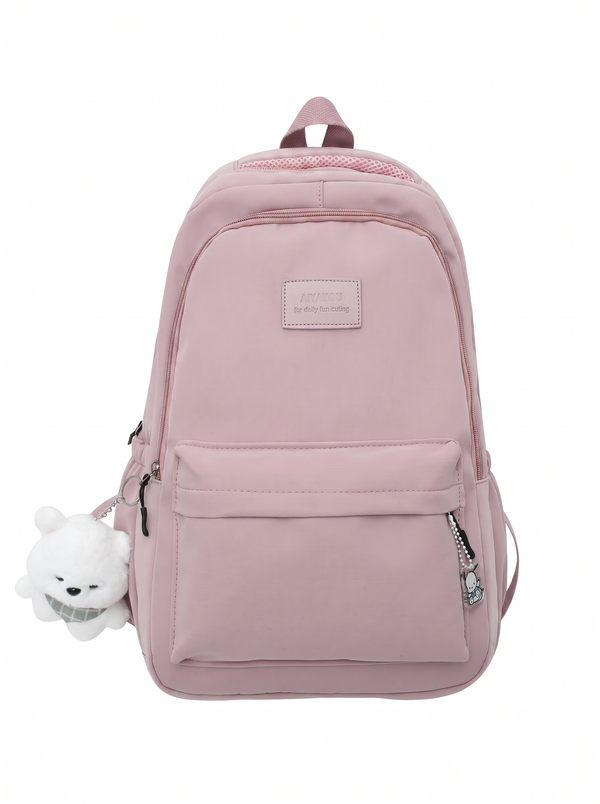 Sac à Dos Femme Collège Rose - photo principale Google Shopping